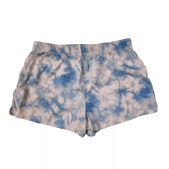 Victoria’s Secret PINK Foldover Sleep Boxer Shorts Tie Dye Logo XS - Picture 4 of 5